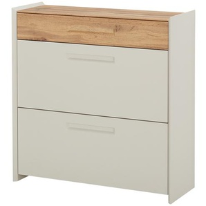 Wohnwert Schuhschrank   Azzura ¦ creme ¦ Maße (cm): B: 97 H: 100 T: 35.0