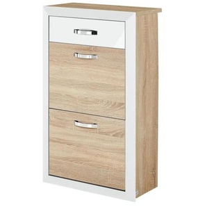 Wohnwert Schuhschrank Intro - holzfarben - Materialmix - 63 cm - 104 cm - cm 32,0 | Möbel Kraft