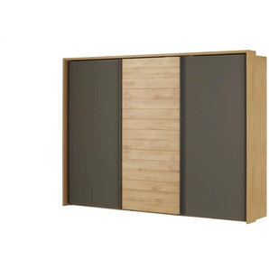 Wohnwert Schwebetürenschrank teilmassiv Alessandria ¦ holzfarben ¦ Maße (cm): B: 300 H: 217 T: 66.0