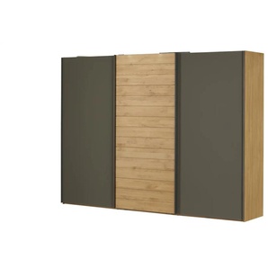Wohnwert Schwebetürenschrank teilmassiv - holzfarben - Materialmix - 250 cm - 217 cm - cm 67,0 | Möbel Kraft
