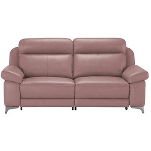 Wohnwert Sofa 3-sitzig mit elektrischer Relaxfunktion Arianna - rosa/pink - Materialmix - 208 cm - 98 cm - cm 103,0 | Möbel Kraft