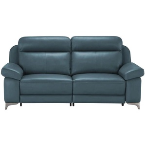 Wohnwert Sofa 3-sitzig mit elektrischer Relaxfunktion Arianna - türkis/petrol - Materialmix - 208 cm - 98 cm - cm 103,0 | Möbel Kraft