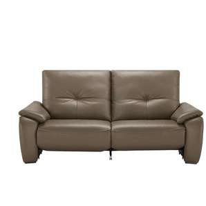 Wohnwert Sofa aus Echtleder Halina ¦ braun ¦ Maße (cm): B: 205 H: 98 T: 98.0