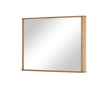 Wohnwert Spiegel 105 x 75 cm Atrio ¦ holzfarben ¦ Glas,Aluminium,Holz ¦ Maße (cm): B: 105 H: 75 T: 6.0