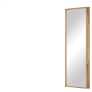 Wohnwert Spiegel 53 x 140 cm Atrio ¦ holzfarben ¦ Glas,Aluminium,Holz ¦ Maße (cm): B: 53 H: 140 T: 6.0