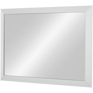 Wohnwert Spiegel 96 x 67 cm Intro ¦ silber ¦ Glas,Aluminium,Holzwerkstoff ¦ Maße (cm): B: 96 H: 67 T: 5.0