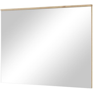 Wohnwert Spiegel  Valeo - holzfarben - Glas , Aluminium, Holzwerkstoff - 82 cm - 60 cm - 2,5 cm | Möbel Kraft