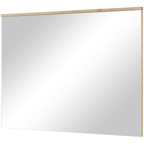 Wohnwert Spiegel 82 x 60 cm Valeo ¦ holzfarben ¦ Glas,Aluminium,Holzwerkstoff ¦ Maße (cm): B: 82 H: 60 T: 2.5