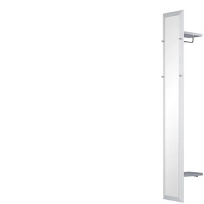 Wohnwert Spiegelgarderobe Intro ¦ silber ¦ Spanplatte,Glas ¦ Maße (cm): B: 33 H: 195 T: 35.0