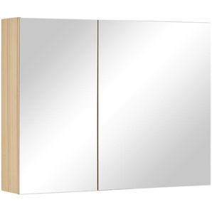 Wohnwert Spiegelschrank  Capri ¦ holzfarben ¦ Maße (cm): B: 90 H: 70 T: 18.0