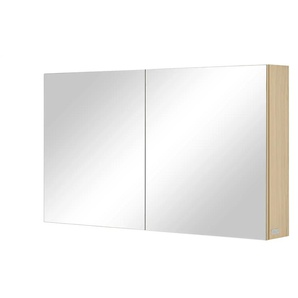 Wohnwert Spiegelschrank  Capri ¦ holzfarben ¦ Maße (cm): B: 120 H: 70 T: 18.0