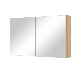 Wohnwert Spiegelschrank Capri - holzfarben - Materialmix - 120 cm - 70 cm - cm 18,0 | Möbel Kraft