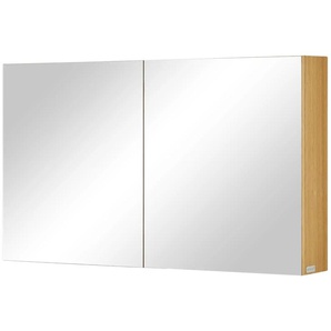 Wohnwert Spiegelschrank Capri - holzfarben - Materialmix - 120 cm - 70 cm - cm 18,0 | Möbel Kraft