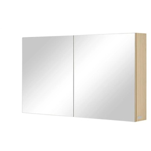 Wohnwert Spiegelschrank Capri - holzfarben - Materialmix - 120 cm - 70 cm - cm 18,0 | Möbel Kraft