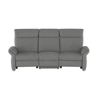 Wohnwert Trapezsofa mit USB Anschluss Melina ¦ grau ¦ Maße (cm): B: 226 H: 107 T: 176.0