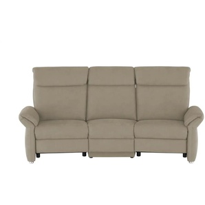 Wohnwert Trapezsofa mit USB Anschluss Melina ¦ grau ¦ Maße (cm): B: 226 H: 107 T: 176.0