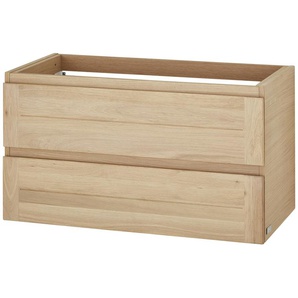 Wohnwert Waschtischunterschrank  Capri ¦ holzfarben ¦ Maße (cm): B: 90 H: 52 T: 45.5