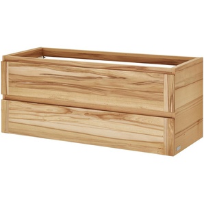 Wohnwert Waschtischunterschrank  Capri ¦ holzfarben ¦ Maße (cm): B: 120 H: 52 T: 45,5