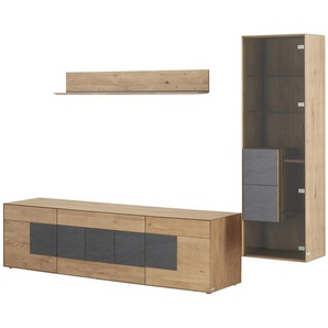 Wohnwert Wohnwand  Ardesia ¦ holzfarben ¦ Maße (cm): B: 292 H: 208 T: 52.0