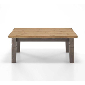 Wohnzimmer Couchtisch in Grau Kiefer