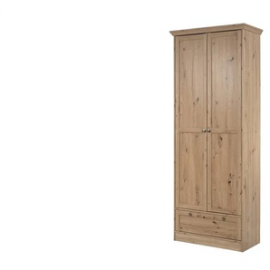 Wohnzimmerschrank mit Stauraum Forsten ¦ holzfarben ¦ Maße (cm): B: 80 H: 200 T: 39.0