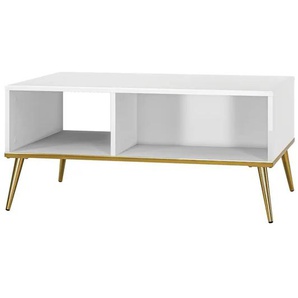 Selsey Wohnzimmertisch - weiß - Materialmix - 60 cm - 41,9 cm | Möbel Kraft