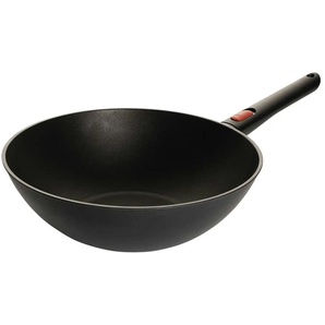 WOLL Wok Ø 30 cm  ¦ schwarz ¦ Aluminium ¦ Maße (cm): H: 10  Ø: 30