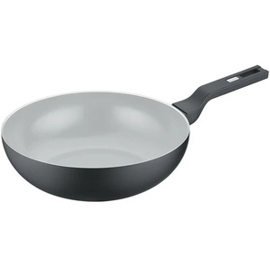 Berndes Wokpfanne  b.clever ¦ schwarz ¦ Aluminium ¦ Maße (cm): H: 9  Ø: 30