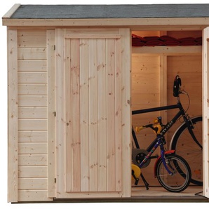 Garten-Geräteschrank WOLFF 20-C Gerätehäuser beige (natur) Geräteschränke Schränke