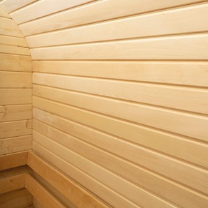 WOLFF Verkleidungspaneel Innenausstattung Sauna Paneele für Außensauna Luago 2x2 beige (naturbelassen) Verblendsteine Paneele