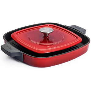 WOLL Grillpfanne Iron, Gusseisen (1-tlg), 28x28 cm, Induktion