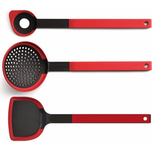 Kochbesteck-Set WOLL Cook it Kochbesteck-Sets schwarz (schwarz, rot) Kochbesteck Kochbesteck-Sets