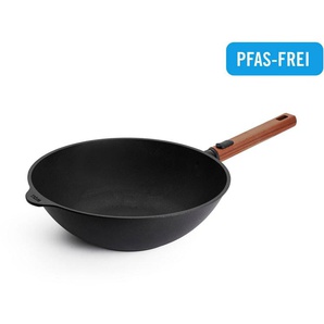 WOLL Wok Eco Logic QXR Guss-Wok- und Rührpfanne, Aluminiumguss (1-tlg), PFAS-freie Diamond-QXR - Beschichtung