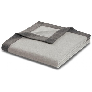 Wolldecke BIEDERLACK Prado Wohndecken Gr. B/L: 150 cm x 210 cm, grau (grey) Wolldecken
