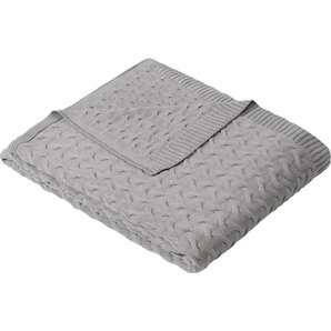 Wolldecke Strickdecke Somero, IBENA, Strickmuster, Kuscheldecke