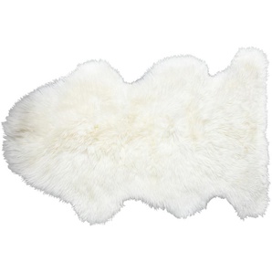 Wollschaf-Lammfell ¦ weiß ¦ Lammfell ¦ Maße (cm): B: 73