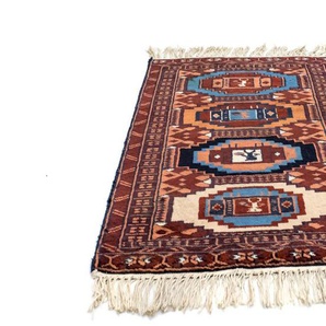 Wollteppich Afghan Teppich handgeknüpft rost, morgenland, rechteckig, Höhe: 5 mm