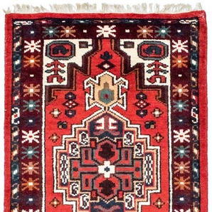 Wollteppich Bidjar Teppich handgeknüpft rot, morgenland, rechteckig, Höhe: 10 mm