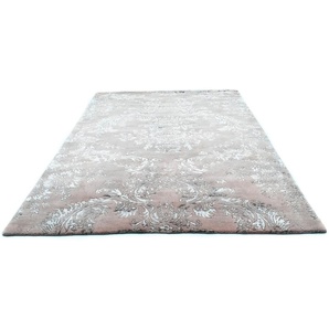 Wollteppich Designer Teppich handgeknüpft braun, morgenland, rechteckig, Höhe: 10 mm, handgeknüpft