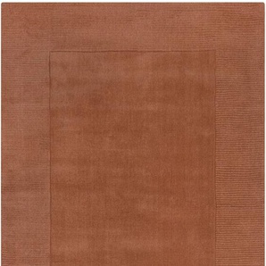 Wollteppich FLAIR RUGS Tuscany Teppiche Gr. B/L: 200 cm x 290 cm, 8 mm, 1 St., orange Schlafzimmerteppiche
