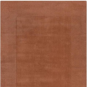 Wollteppich FLAIR RUGS Tuscany Teppiche Gr. B/L: 200 cm x 290 cm, 8 mm, 1 St., orange Schurwollteppiche