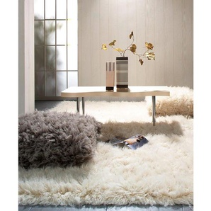Wollteppich Flokos 2450 Weiß/Weiß 90 x 160cm Wolle