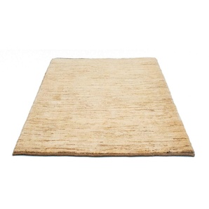 Wollteppich Gabbeh Teppich handgeknüpft beige, morgenland, rechteckig, Höhe: 15 mm, handgeknüpft