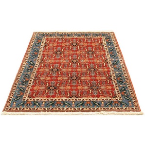 Wollteppich Ghashghai Teppich handgeknüpft rot, morgenland, rechteckig, Höhe: 8 mm, handgeknüpft
