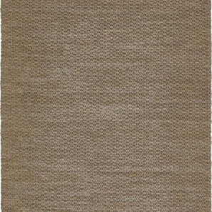 Wollteppich HOME AFFAIRE Kappelen Teppiche Gr. B/L: 190 cm x 130 cm, 10 mm, 1 St., grau (taupe) Schurwollteppiche