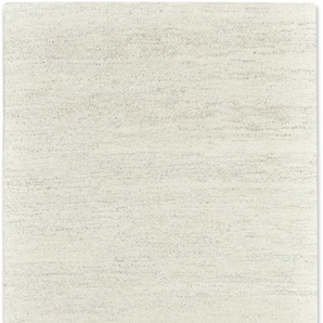 Wollteppich HOME AFFAIRE Zarif Teppiche Gr. B/L: 90 cm x 160 cm, 32 mm, 1 St., beige (natur beige) Schurwollteppiche