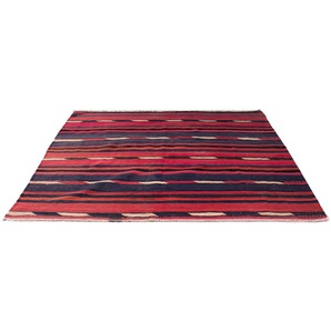 Wollteppich Kelim - Old - 135 x 150 cm - mehrfarbig, morgenland, rechteckig, Höhe: 5 mm, Wohnzimmer, Einzelstück