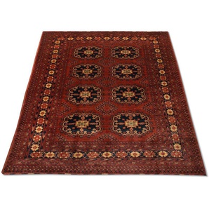Wollteppich Khal Mohammadi Teppich handgeknüpft braun, morgenland, rechteckig, Höhe: 7 mm