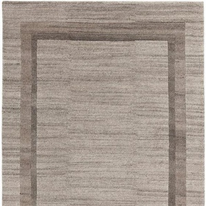 Wollteppich Lethbridge, LUXOR living, rechteckig, Höhe: 11 mm, reine Wolle, handgeknüpft, mit Bordüre, Wohnzimmer