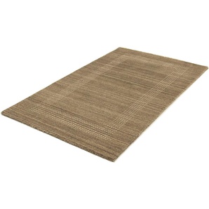 Wollteppich Loribaft Teppich handgeknüpft braun, morgenland, rechteckig, Höhe: 18 mm, handgeknüpft